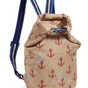 NWT VERA BRADLEY AHOY BEACH SACK BACKPACK BAG WATERPROOF